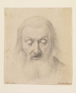 Wycliffe lukemassa raamatunkäännöstään - Opiskelu Wycliffen johtajan puolesta tekijältä Ford Madox Brown