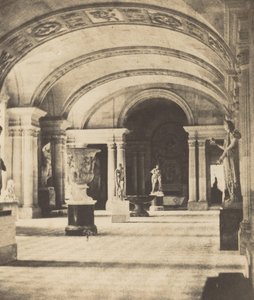 Salon of the Caryatides, Louvre, n. 1851. tekijältä Fortuné Joseph Petiot Groffier