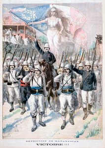 Voitto!!, Ranskan väliintulo Madagaskarissa, 1895 tekijältä Fortuné Méaulle