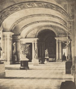 Karyatidien salonki, Louvre,c. 1851 (kuva) tekijältä Fortune Joseph Petiot-Groffier