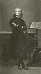 Franz Liszt (kaiverrus) tekijältä Fortune Joseph Seraphin Layraud