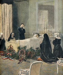 Cecile Carnot kuolinvuoteellaan