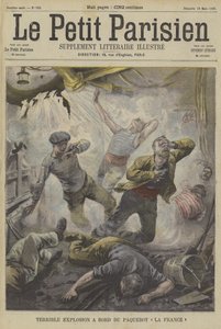 Kauhea räjähdys La France -höyrylaivalla