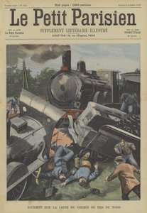 Junaonnettomuus Chemin du Fer du Nordissa Ranskassa tekijältä Fortune Louis Meaulle