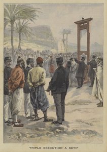 Kolminkertainen teloitus Setifissä, Algeriassa
