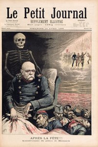 Juhlien jälkeen: Bismarckin prinssin syntymäpäivä, "Le Petit Journal", 14. huhtikuuta 1895