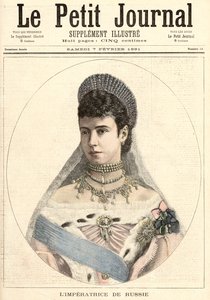 Venäjän keisarinna, "Le Petit Journal", 7. helmikuuta 1891
