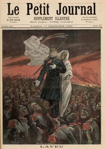 Tunnustus: Otto Von Bismarck (1815-98) kuoleman kanssa, Le Petit Journalista, 17. joulukuuta 1892