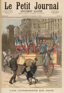 Vuoden 1892 varusmiehet, Le Petit Journal, 5. maaliskuuta 1892.
