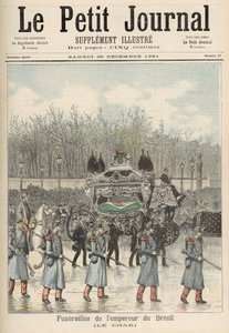 Brasilian keisarin hautajaiset: Kuljetus, Le Petit Journalista, 26. joulukuuta 1891