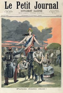 Panaman tapaus, Le Petit Journal -lehden kuvaliitteen etusivulta, 8. huhtikuuta 1893 (värilitografia).