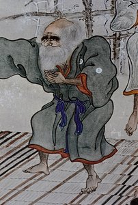 Kahdeksastoista vuosisadan suuret Ainu-johtajat: Itokoi ja Shinichi Akkeshista, Chosama Uraashibetsusta ja Shonko Noshappusta, erityisesti, kuva. tekijältä Fosco Maraini
