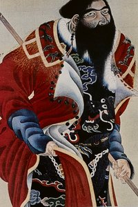 Kahdeksastoista vuosisadan suuret Ainu-johtajat: Itokoi ja Shinichi Akkeshista, Chosama Uraashibetsusta ja Shonko Noshappusta, erityisesti, kuva.