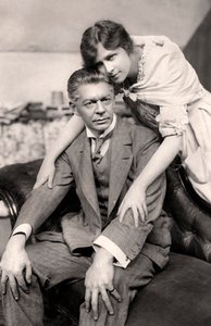 Marie Lohr 1890-1975 ja E Holman Clark 1864-1925, 1900-luvun alku. tekijältä Foulsham and Banfield