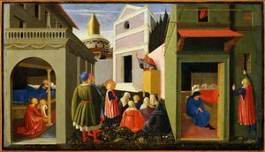 Italia, Rooma, Pyhän Nikolauksen tarinat tekijältä Fra (c.1387 1455) Angelico