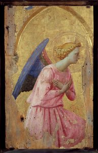 Fra Giovannin (Guido di Pietro) Fra Angelicon (1387-1455) maalaus Enkeli palvonnassa