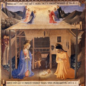 Kristuksen elämä: syntymä, Armadio degli Argenti. (Tempera puulla