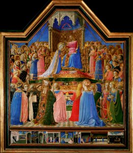 Neitsyt kruunajaiset tekijältä Fra Angelico