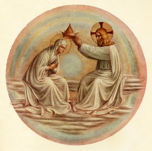 Neitsyen kruunaus, 1400-luku, n. 1909 tekijältä Fra Angelico