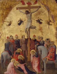 Ristiinnaulitseminen, n. 1420-23. tekijältä Fra Angelico
