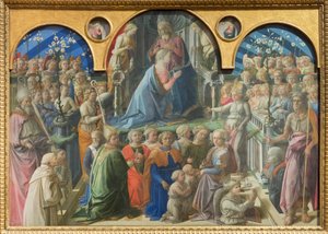 Neitsyen kruunaus tekijältä Fra Filippo Lippi