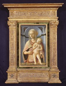 Madonna ja lapsi, n. 1435 (tempera paneelissa) tekijältä Fra Filippo Lippi