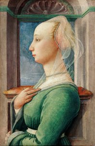 Nuoren naisen muotokuva, n. 1445 tekijältä Fra Filippo Lippi