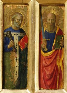 Apostolit Pietari ja Paavali Perugian alttaritaululta, noin 1437.