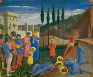 Pyhän Kosman ja pyhän Damianuksen mestaus, n. 1440