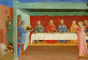 Herodeksen juhla ja Pyhän Johannes Kastajan pään mestaus, noin 1430