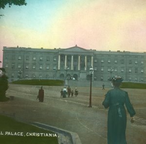 Kuninkaallinen palatsi, Christiania, Oslo, Norja, 1800-luvun loppu - 1900-luvun alku.