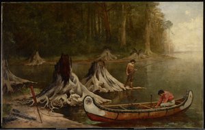 Relics of the Primaeval Forest, Kanada, 1885 tekijältä Frances Anne Hopkins