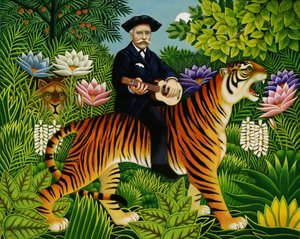 Henri Rousseaun unelma, 1997 (öljy ja tempera paneelissa)