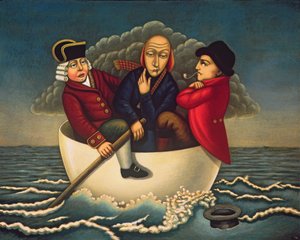 The Three Wise Men of Gotham, 2005 (öljy ja tempera paneelissa)