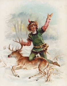 Caernarfonin Edward (chromolitho)