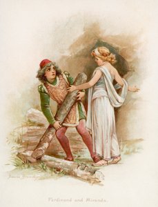 Ferdinand ja Miranda Shakespearen Myrskystä