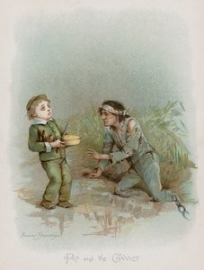 Pip ja vanki (chromolitho) tekijältä Frances Brundage