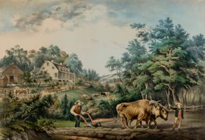 American Farm Scenes. nro 1. tekijältä Frances Flora Bond Palmer