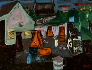 Maitotila, n. 1930 (öljy kankaalle)