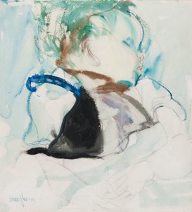Sleeping Baby, n. 1905 (muste ja akvarelli paperille)