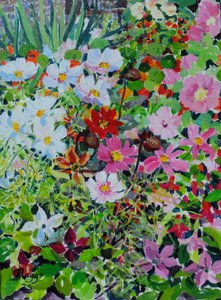 Summer Profusion, 2022 (akryyli kankaalle)