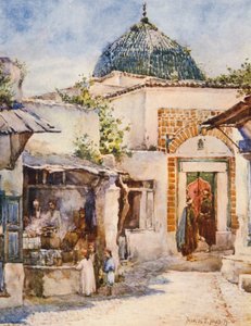 The Fritter Shop, Tunis (värilitro) tekijältä Frances Nesbitt