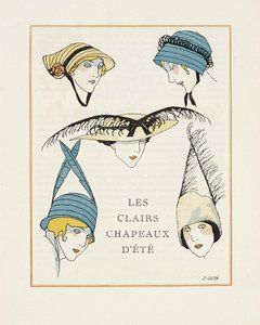 Les Clair Chapeaux dEte, pub. 1914 (sabluunapainatus)