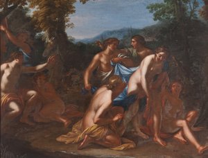 Diana und Callisto mit Nymphen