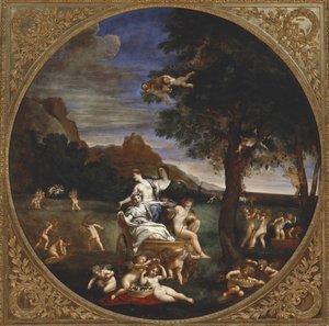 Maan elementti, 1625-28 tekijältä Francesco Albani