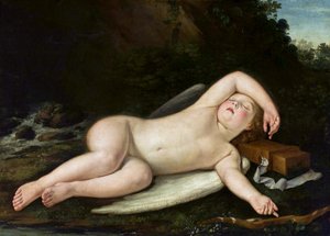 Nukkuva Eros tekijältä Francesco Albani