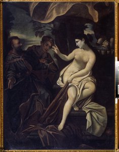 ""Susanna ja vanhimmat"" (Susanna ja vanhimmat) Francesco Albanin maalaus dit l