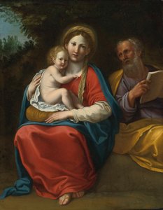 Pyhä perhe maisemassa tekijältä Francesco Albani