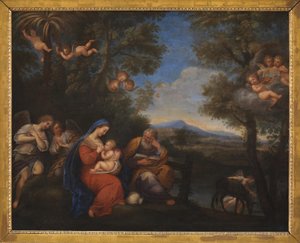 Loput lennossa Egyptiin tekijältä Francesco Albani