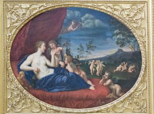 Venus ja Cupids tekijältä Francesco Albani